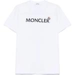 Флисовая толстовка с логотипом Moncler, белый - фото