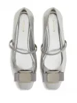 Балетки New Vara Ferragamo, серебяный - фото 4