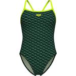 Монограмма купальник вызов назад Arena, мультиколор - фото