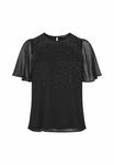 Блуза Yours Clothing Blouse, Black/Anthracite - фото 5