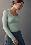Топ Next SCOOP NECK, Forest Green/Green - фото 3
