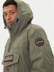 Анорак regular fit Rainforest Pocket 2 NP0A4GMD Napapijri, зеленый - фото 4