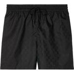 Монограммированные плавки с кулиской GUCCI, черный - фото 3