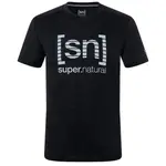 Футболка с коротким рукавом Super.natural Grid Logo, черный - фото 2