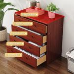 Quanu Комод для спальни из дерева, 5 ящиков, белый - фото 7