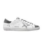 Кроссовки Golden Goose Superstar White Grey Python, белый - фото