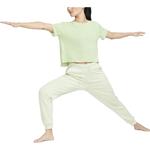 Футболка (WMNS) Nike Dri-FIT One Luxe 'light olive', зеленый - фото 2