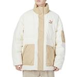 Пуховик унисекс Off White Puma, кремовый - фото 3