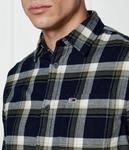 Рубашка Tommy Jeans Regular Fit, черный / желтый / белый - фото 4