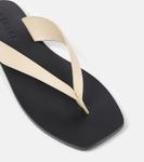 Кожаные сандалии Kinto на ремешках A.Emery, Eggshell - фото 6