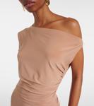 Драпированное платье Norma Kamali, Cappucino - фото 4