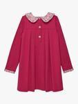 Детское платье с длинными рукавами из бархата с бантом Trotters - фото 2