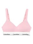 Бюстгальтер-бралетт Calvin Klein с логотипом, розовый - фото