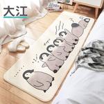 Dajiang Ковер 40х120 см для спальни с рисунком пингвина - фото
