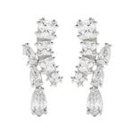 Матричные серьги-капли Swarovski - фото 6