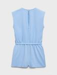 Детский бразильский хлопковый комбинезон без рукавов Mango, Light Pastel Blue - фото 4