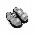 Шлепанцы женские An Old Man, серебряный - фото 3