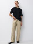 Брюки Pull&Bear Loose fit Cargo Pants, песочный - фото 2