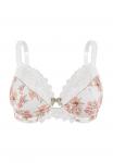 Бюстгальтер Sans Complexe Underwired bra, Bouquets Blanc Vert/White - фото 5