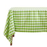 Скатерть Homescapes зеленый, 137/137 см - фото