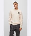 Свитер шерстяной Hugo San Cassio-l Regular Fit, бежевый - фото 2