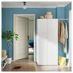 Штанга для одежды, белая, 30-47 см, HJÄLPA IKEA - фото 2