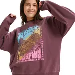 Женская толстовка Lineup Oversized Roxy, красный - фото