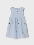 Name it Платье цвета шамбре (голубой) - фото 3