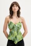 Топ Iro, зеленый - фото