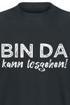 Футболка Sprüche Bin da kann losgehen!, черный - фото 2