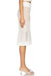 Вязаная миди-юбка Orchard от Frankies Bikinis, white - фото 3