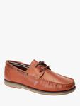 Кожаные лодочные туфли Stern Base London, Tan - фото 2