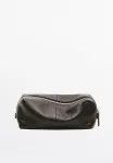 Косметичка Massimo Dutti, Dark Brown - фото 2
