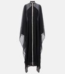 Кафтан Parthenon с кристаллами Swarovski Taller Marmo, Black - фото