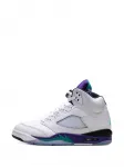 Кроссовки Air Jordan 5 Retro OG New Emerald/Grape Ice, белый - фото 5
