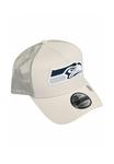 Бейсболка A-FRAME TRUCKER - SEATTLE SEAHAWKS New Era, бежевый - фото 3