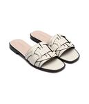 Кожаные тапочки coccinellemonog Coccinelle, белый - фото 3