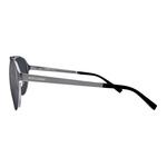 SAINT LAURENT Солнечные очки авиатор, Silver Gray - фото 4