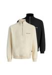Толстовка Jack & Jones 2ER PACK, Schwarz Beige/Mottled Beige - фото