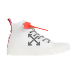 Кроссовки Off-White Vulc Sneaker Mid, White Grey - фото