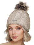 Шапка Neverless Katy, светло-бежевый - фото