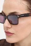 Солнечные очки Tom Ford, коричневый - фото 6