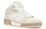 Кроссовки match high top 'white cream' Fendi, белый - фото 2