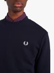 Толстовка с круглым вырезом Fred Perry, синий темно-синий 248 - фото 3