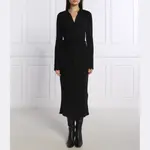 Платье с добавлением шерсти Calvin Klein, черный - фото