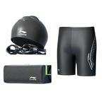 Li Ning ПОДКЛАДКА Мужские шорты для плавания, Черный - фото 7