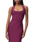 Платье Уиллы Hervé Léger, фиолетовый - фото 4