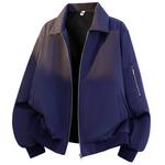 Пуховик Unisex X1617, темно-синий jacket - фото