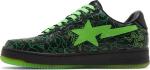 Кроссовки Razer x Bapesta Low M2 Neon Camo, зеленый - фото 3
