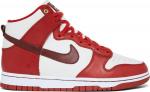 Кроссовки Nike Wmns Dunk High LXX 'Cinnabar', красный - фото